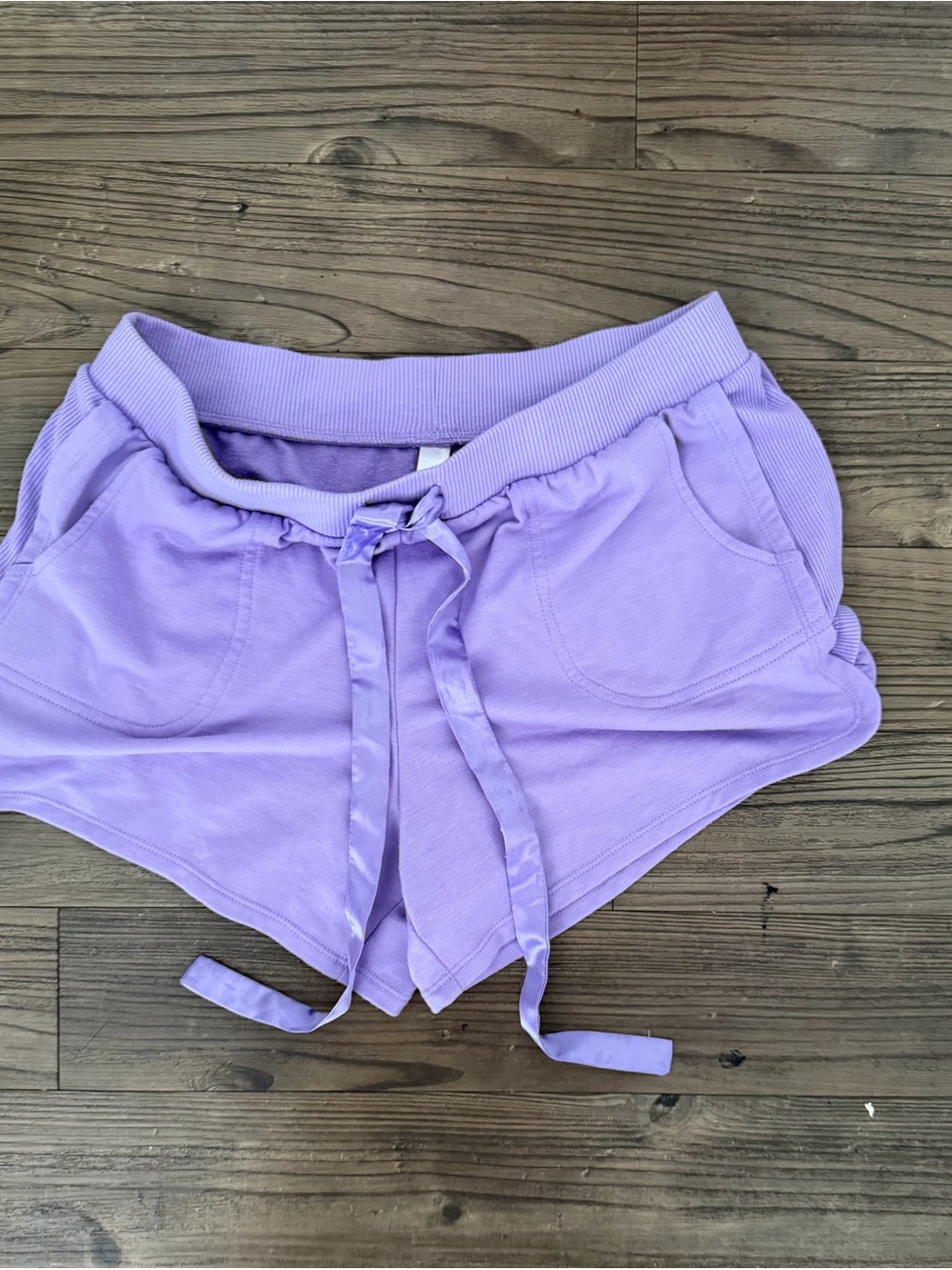Flora Nikrooz Lavender Drawstring Athletic Shorts